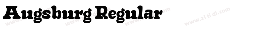 Augsburg Regular字体转换